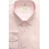Elegancka różowa koszula w delikatną jodełkę 100% bawełna